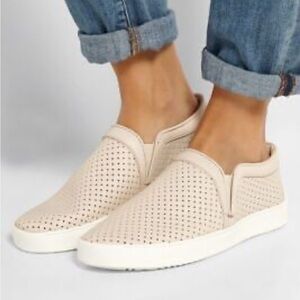 Rag & Bone Cream Sneakers Perforated Slip-On Casual